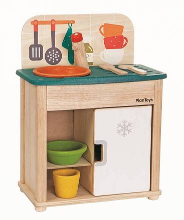 Детская игрушечная кухня с холодильником Plan Toys, 3606